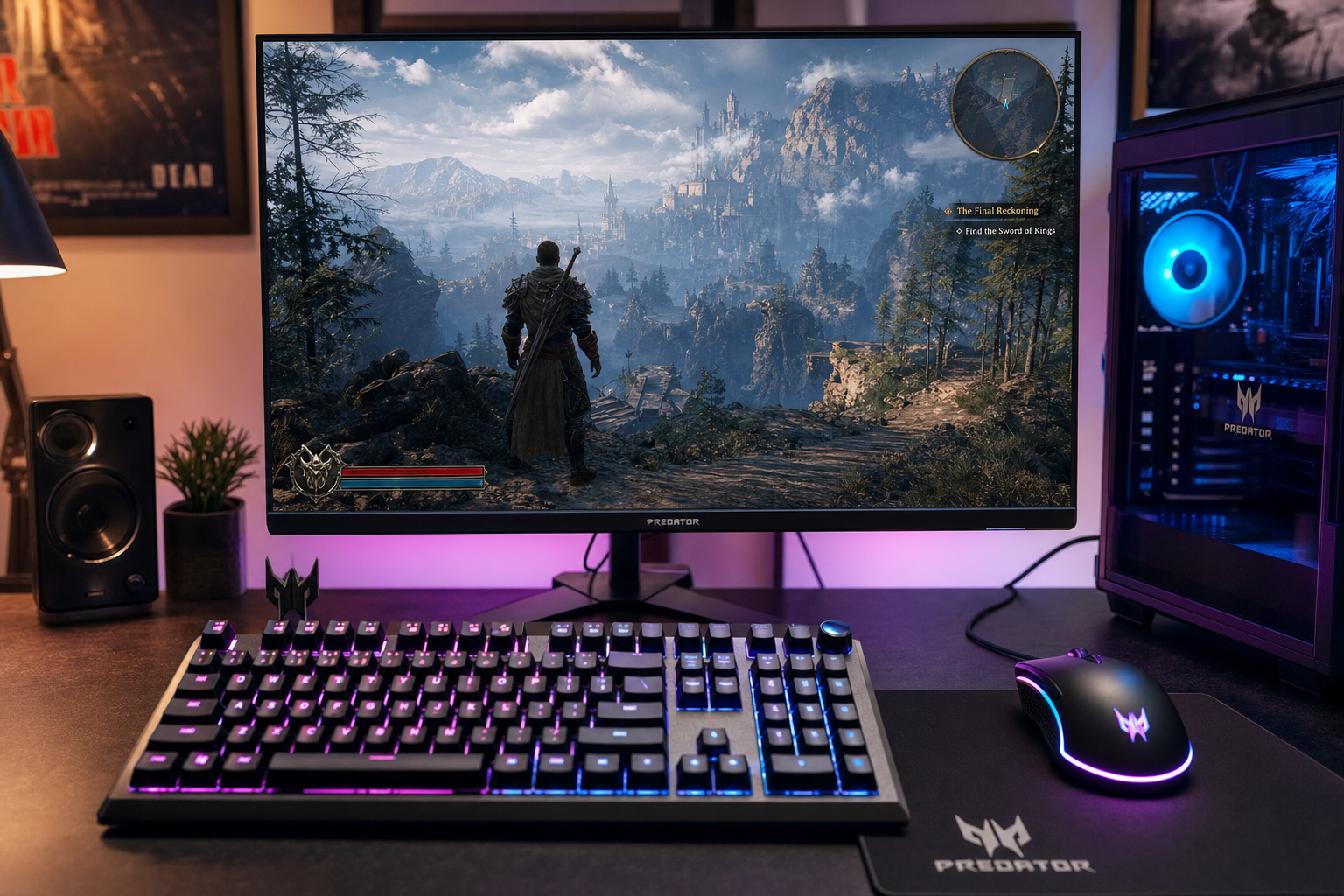 Ironveil Chronicles: Shattered Realms — action RPG on gaming monitor